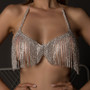 Sexy tassel rhinestone bra body chain ladies autumn and winter accessories body Chain