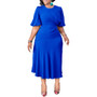 Ladies Elegant Casual Plus Size Dress