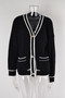 Women's Sweater Plus Size Colorblock Pocket V Neck Coat Cardigan Sweater