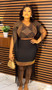 Plus Size Women African Beaded Fringe Dress