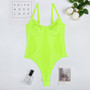 Women sling body shaper jumpsuit mesh sexy underwear