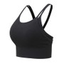 Women Thin Shoulder Straps Sports Running Yoga Fitness Sling Fake Two Pieces Tank Top