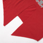 Women's summer printed street u-neck sleeveless slit t-shirt tops for women