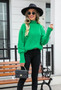 Autumn and winter women's pullover turtleneck plush sweater solid color knitting sweater