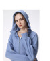 Women Hooded Loose Running Fitness Long Sleeve Jacket