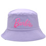 Women Macaron Bucket Hat Embroidered Letter Hat Casual Visor Fishing Hat