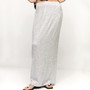 Women's Solid Sequin Back Slit Casual Skirt