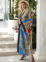 Women Boho Beach Maxi Dress