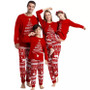 Christmas parent-child Christmas print pajamas home clothes