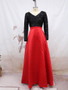 Women Sequin Split V-Neck Long Sleeve Long  Evening Dress