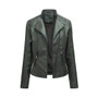 Spring And Autumn Women'S Short Slim Thin Leather Jacket Women'S Clothing