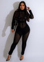 Women's Fashion Wool Knitting Jumpsuit