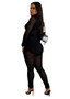 Women's Fashion Wool Knitting Jumpsuit