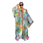 Women Printed Loose Casual Kimono Long Sleeve Robe