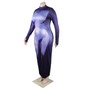 Fashion Casual Round Neck Slim Print Long Sleeve Bodycon Dress