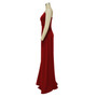 Women Slash Shoulder Maxi Dresses Evening Gowns