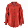 Autumn And Winter Women'S Solid Color Coat Women'S Long Sleeve Shirt