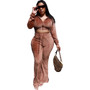 Women'S Velvet Fashion Casual Sports Women'S Two Piece Pants Set