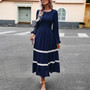 Long Sleeve Dress Autumn Winter Chic Elegant Long Dress