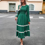 Long Sleeve Dress Autumn Winter Chic Elegant Long Dress