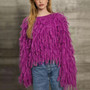 Women's Fall Winter Loose Fringe Fashion Casual Top Sweater