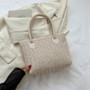 Women Summer Woven Shoulder Tote Bag Tote Bag