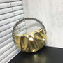 women's rhinestone clutch bag diamond pleated mini evening bag Messenger small bag