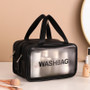 Dry and wet separation cosmetic bag multi-functional portable travel wash bag large capacity waterproof skin care product storage bag