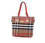 Women's bag fashion plaid canvas six-piece handbag set hand shoulder bag women's bag