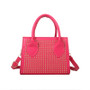 Women simple bright diamond inlaid bag Trendy portable shoulder crossbody bag