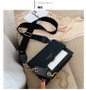 Women's Chain Shoulder Bag Summer Crossbody Contrast Color Square Bag