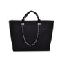 Trendy Large Capacity Portable Shoulder Messenger Chain Tote Bag