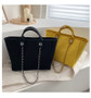 Trendy Large Capacity Portable Shoulder Messenger Chain Tote Bag