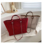 Trendy Large Capacity Portable Shoulder Messenger Chain Tote Bag