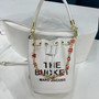 Trendy Women's Bag Chain Bucket Bag Stylish Simple Portable Messenger Bag