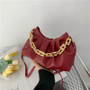 Summer Fashion Chain Shoulder Underarm Bag Simple Hand-Held Diagonal Women'S Bag