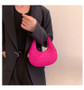 Baguette bag women's spring fashion retro felt creasing crocodile pattern underarm bag women's shoulder bag