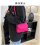 Underarm bag Korean spring popular felt bag crocodile pattern indentation Messenger bag Small square bag Shoulder bag