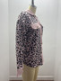 Fall/Winter Fashion Leopard Print Corduroy Button Long Sleeve Jacket Women