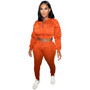 Women's Fashion Casual Hoodies Two Piece Set