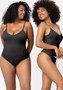 Plus Size Women Seamless Corset Bodysuit