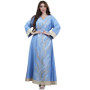 Muslim Robe Beaded Embroidery Fashion Abaya Arab Ladies Home Casual Dress