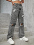 Fashion Jeans Women's Fashion Trends Ripped Denim Pants