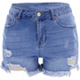 Women's Summer Fahsion Ripped High Rise Denim Shorts