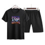 Casual Sports Short-Sleeved Set Men'S Two-Piece Summer Men'S Slim Fashion Sports Casual Trend T-Shirt Shorts