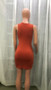 Womens Sexy Cutout Knot Round Neck Sleeveless Bodycon Tank Dress