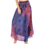 Casual Bohemian Print Beach Holidays Swing Skirt