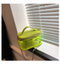 Women summer transparent jelly bag portable shoulder Messenger cosmetic bag wash bag