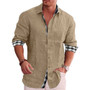 Men's Shirts Long Sleeve Fall Casual Linen Shirts