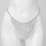 Women Sexy Rhinestone Bikini Bra Shiny Tassel Body Chain